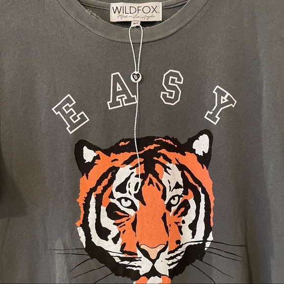 Wildfox Easy Tiger Tee M - Picture 2 of 10